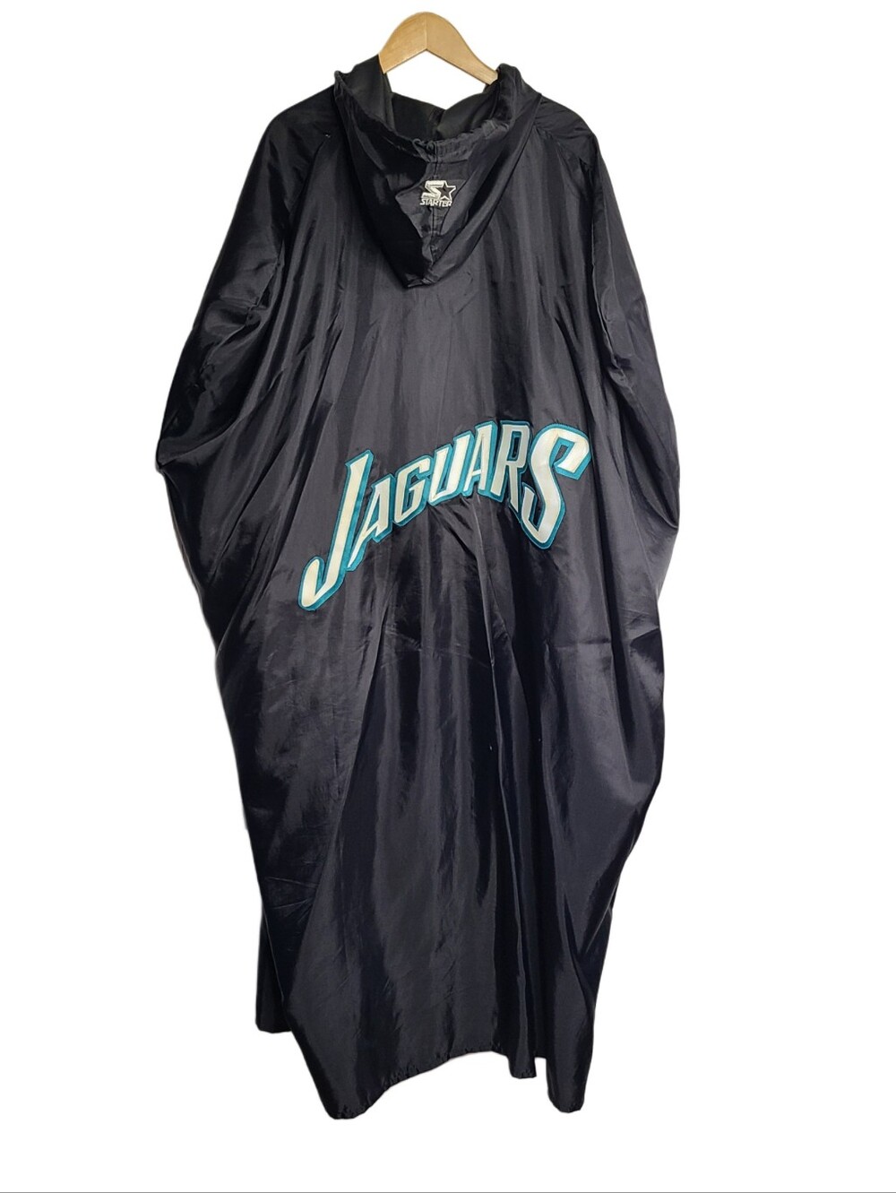 Vintage Jacksonville Jaguars STARTER Game Worn Palyer Poncho - RARE